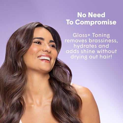 dpHUE Gloss+ Toning, Green - Deep Condition & Neutralize Brass - For Dark Hair, Red Warmth, Dark Brown - Anti-Brass Treatment, Hair Conditioner - Vegan, Leaping Bunny - 6.5 oz